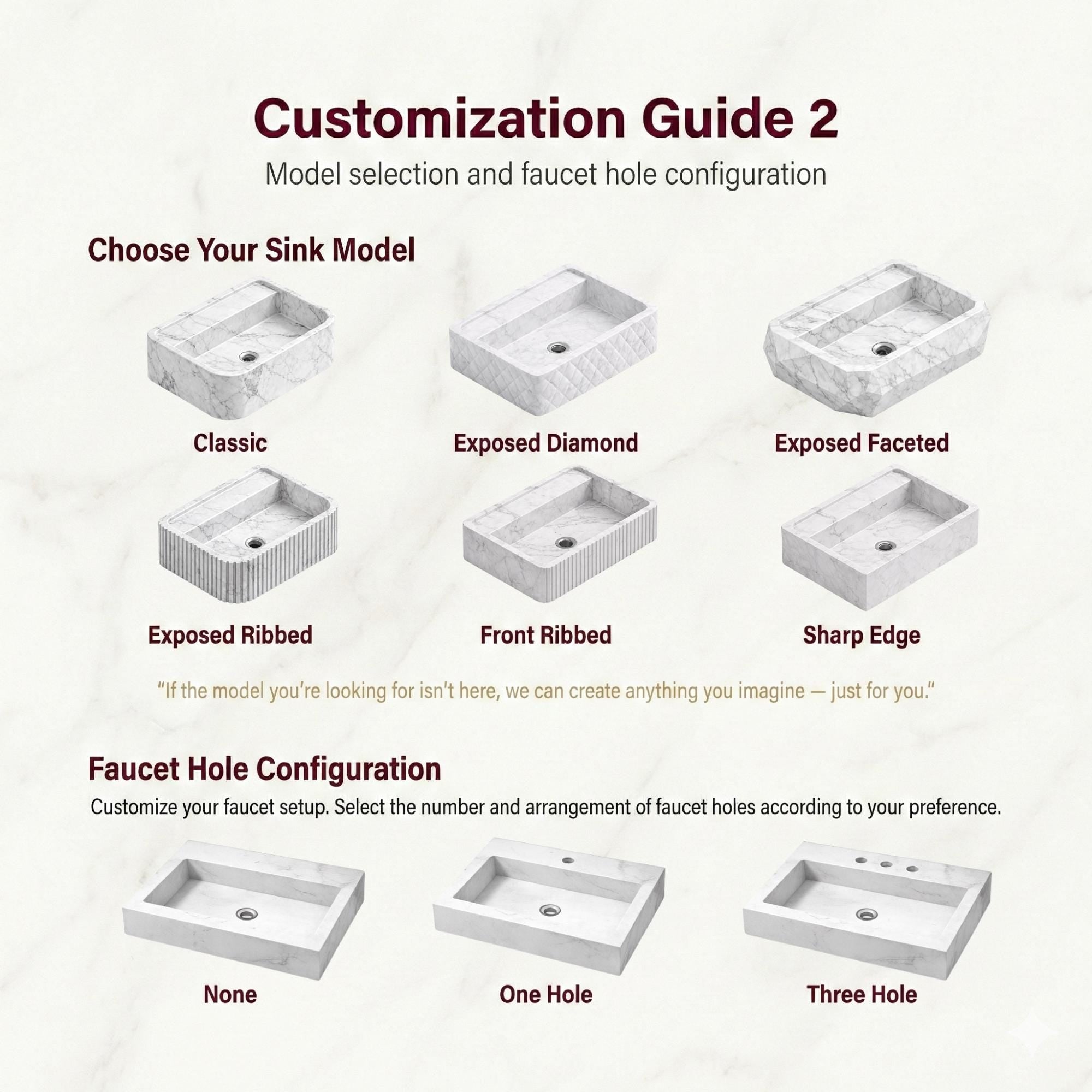 Red Travertine Marble Sink, Powder Room Marble Sink, Wall Mount Marble Sink, Marble Floating Sink