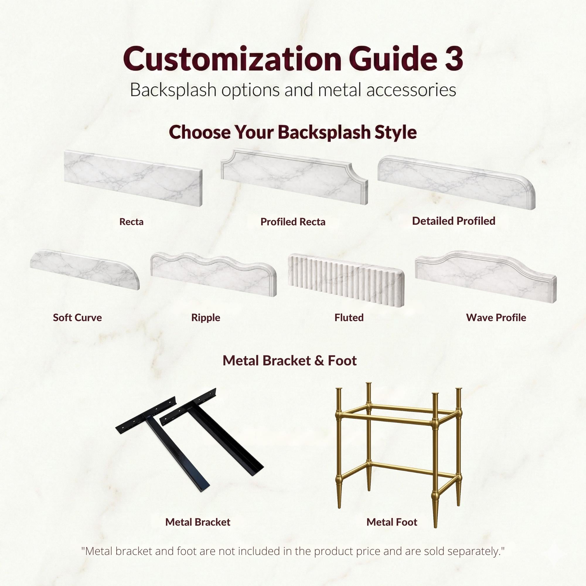 Custom Size Travertine Bathroom Sink, Powder Room Travertine Marble Sink Three Sides Ribbed Texture